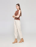ZES Semi Turtle Neck Kaos Sleeveless Wanita Dtrtp002
