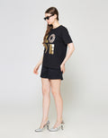 ZES T-Shirt Regular Tee Love Animal Print Foil CRLVT007