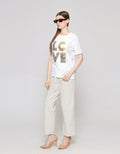ZES T-Shirt Regular Tee Love Animal Print Foil CRLVT007