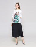 Zes Oversize Girl Boss 3 Kaos Wanita Crlvt013