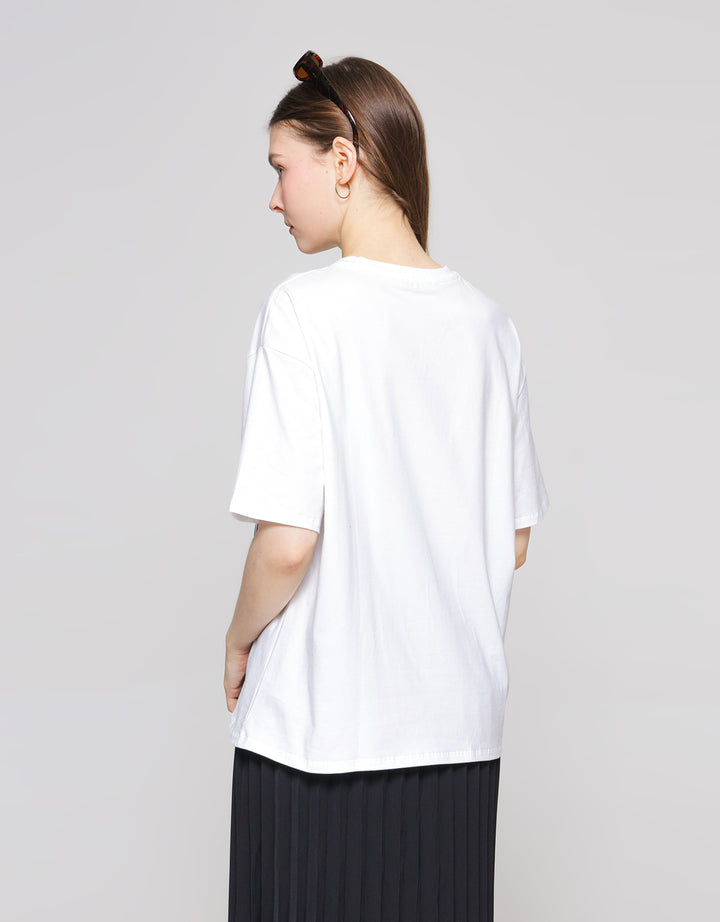 Zes Oversize Girl Boss 3 Kaos Wanita Crlvt013