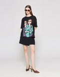 Zes Oversize Girl Boss 3 Kaos Wanita Crlvt013