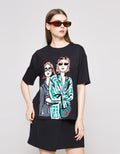 Zes Oversize Girl Boss 3 Kaos Wanita Crlvt013