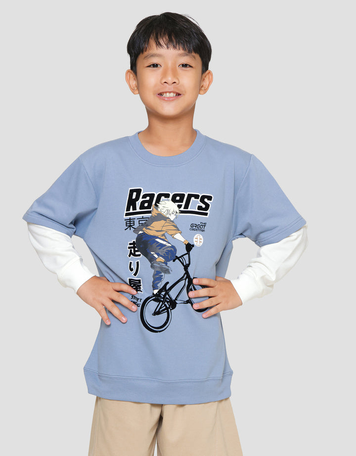 Nevada Racers D Sleeve Sweatshirt Anak Laki-laki