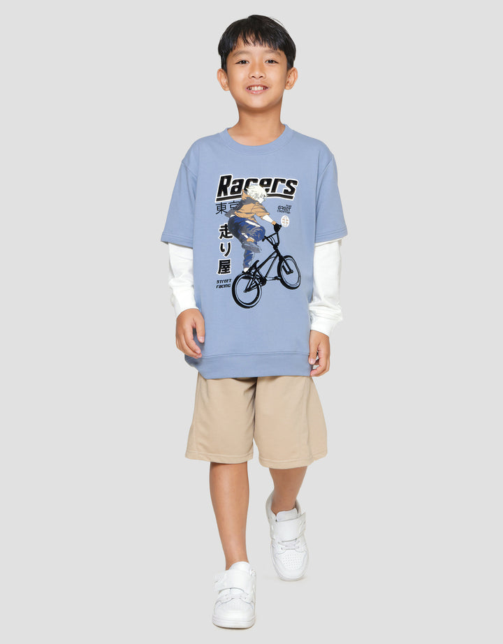 Nevada Racers D Sleeve Sweatshirt Anak Laki-laki