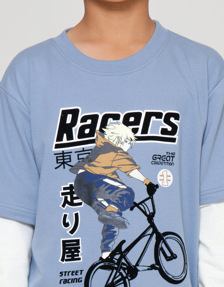 Nevada Racers D Sleeve Sweatshirt Anak Laki-laki