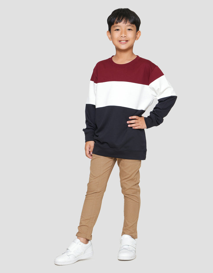 Nevada Sewn Combi Sweater Anak Laki-laki