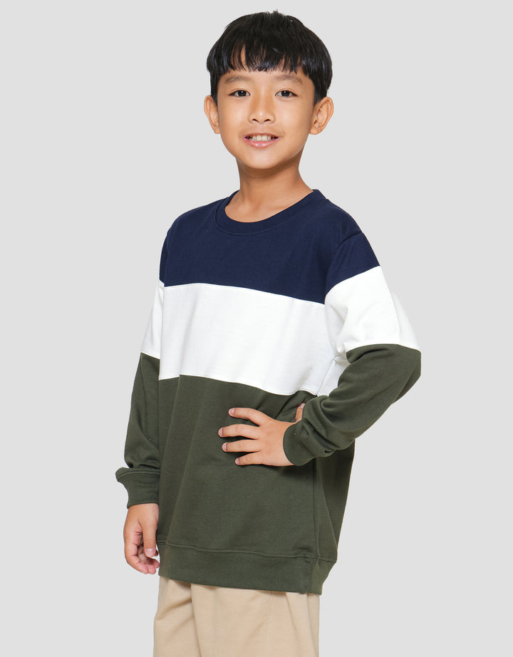 Nevada Cut Sewn Komb Sweater Anak Laki-Laki