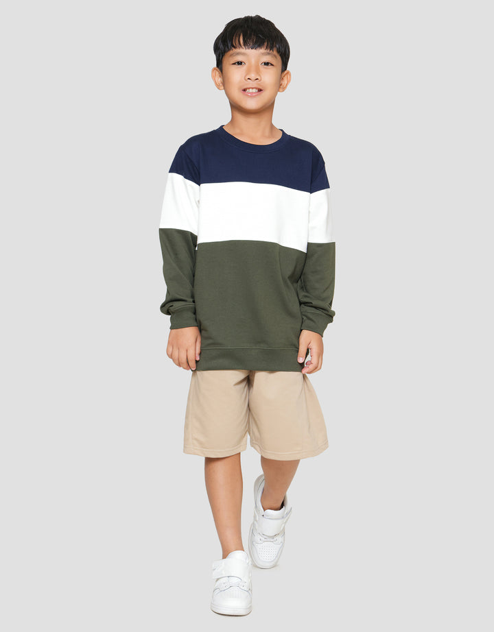 Nevada Cut Sewn Komb Sweater Anak Laki-Laki