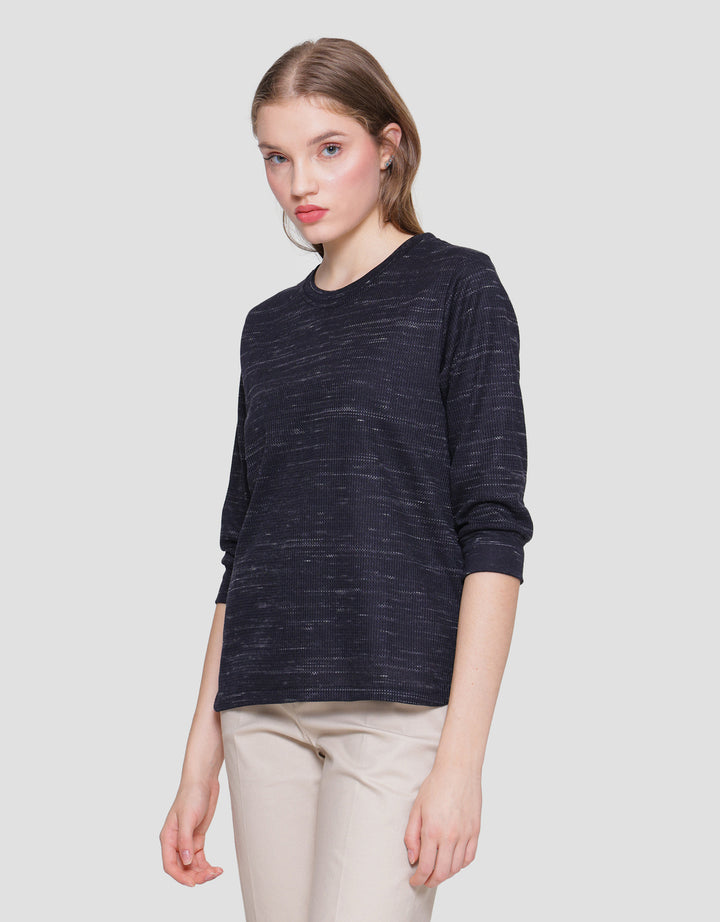 Connexion Waffle Slub Kaos Wanita