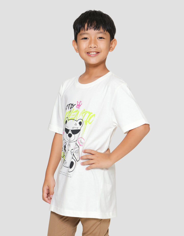 Nevada Print Bears1 Kaos Lengan Pendek Anak Laki-Laki