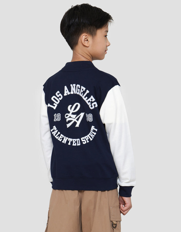 Nevada Logo La Jaket Bomber Anak Laki-Laki