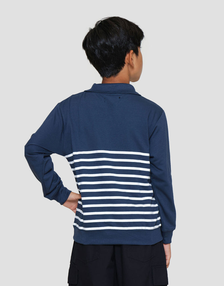 Nevada Non Hoodie High Collar Sweater Anak Laki-laki