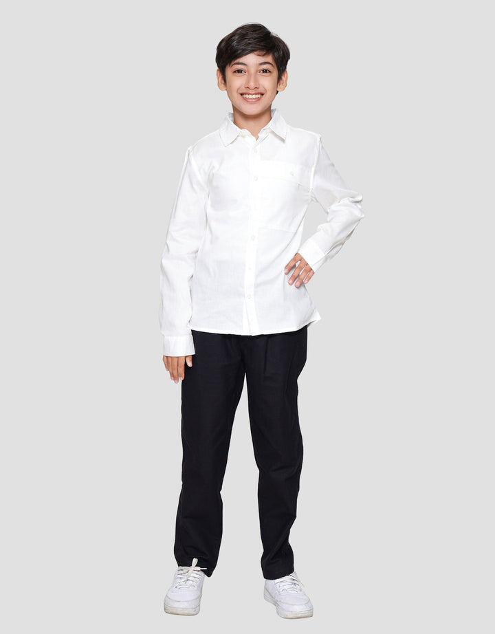 Nevada Checko Big Pocket Kemeja Anak Laki-laki