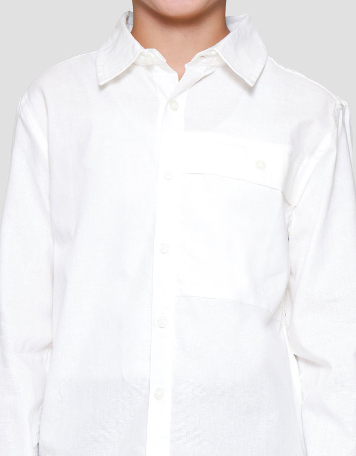 Nevada Checko Big Pocket Kemeja Anak Laki-laki