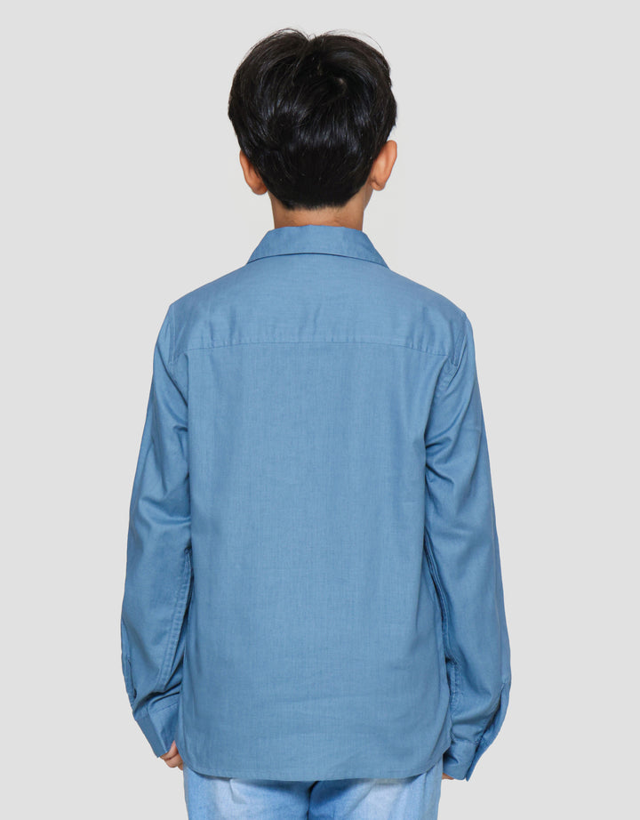 Nevada Checko Big Pocket Kemeja Anak Laki-laki