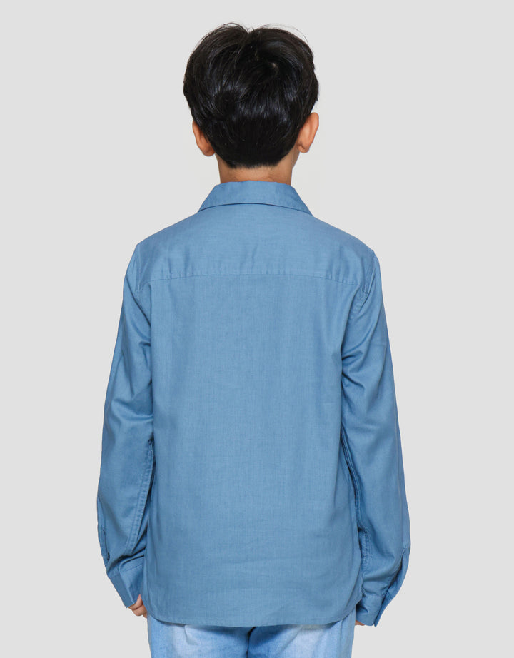 Nevada Checko Big Pocket Kemeja Anak Laki-laki