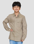 Nevada Checko Pocket Duo Kemeja Anak Laki-Laki