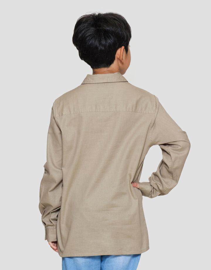 Nevada Checko Pocket Duo Kemeja Anak Laki-Laki