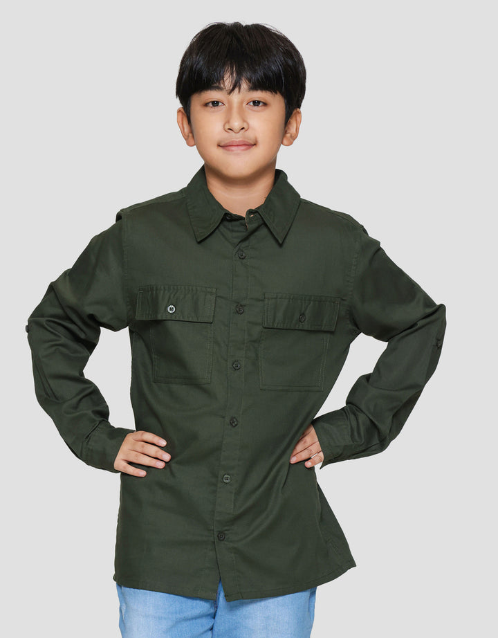 Nevada Pocket Duo Kemeja Anak Laki-laki