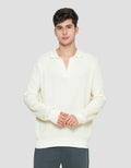 Cole Vneck Textured Sweater Pria