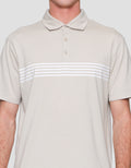 Cole Line Chest Stripe Kaus Kerah Pria