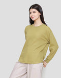 SUKO WAFFLE KAOS LENGAN PANJANG WANITA