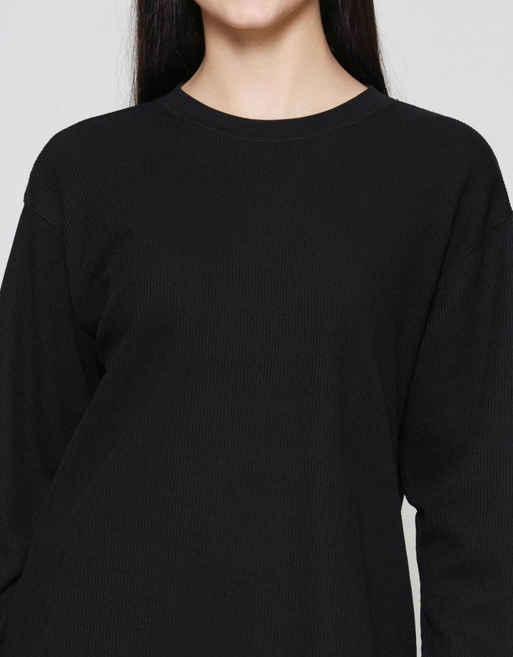 SUKO WAFFLE KAOS LENGAN PANJANG WANITA