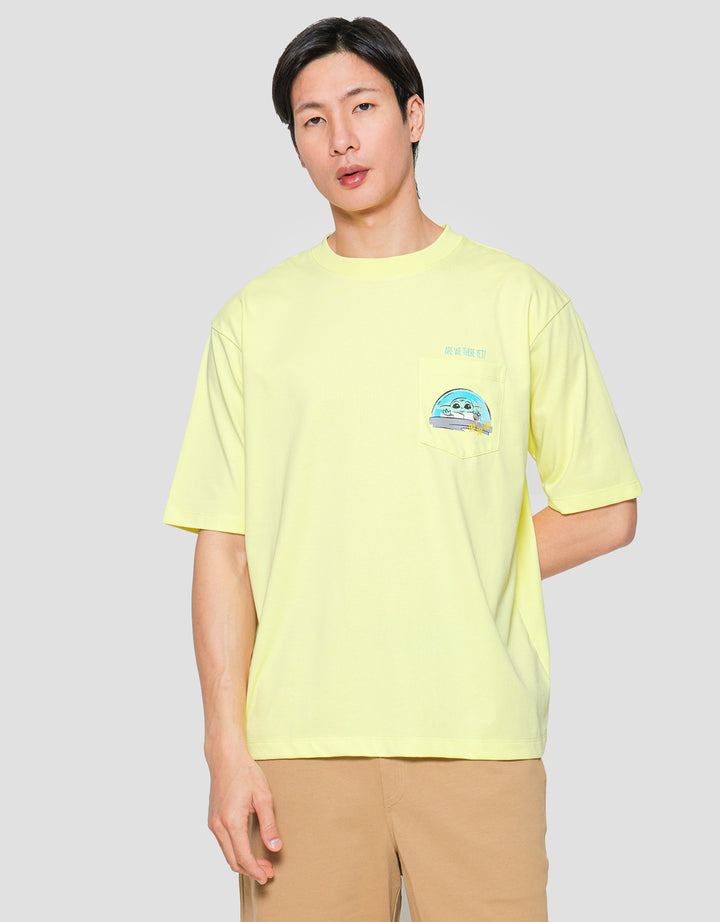 Suko Graphic Pocket Kerah Bulat Kaos Oversized Pria