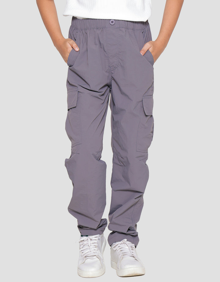 Nevada Woven Karet Nylon Parasut Cargo 4A Celana Panjang Anak Laki-Laki