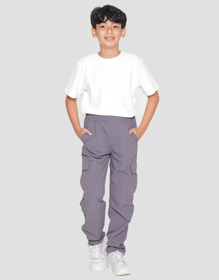 Nevada Woven Karet Nylon Parasut Cargo 4A Celana Panjang Anak Laki-Laki