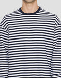 Cole Round Neck Stripe Texture Men's Sweater
