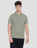 Cole Solid Repeat Texture Men's Polo Shirt