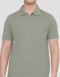 Cole Solid Repeat Texture Kaos Polo Pria