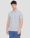 Cole Solid Repeat Texture Men's Polo Shirt