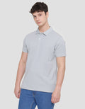 Cole Solid Repeat Texture Kaos Polo Pria