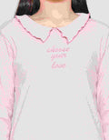 Nevada Flap Butterfly Collar With Embro Kaos Anak Perempuan