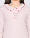 Nevada Flap Butterfly Collar With Embro Kaos Anak Perempuan