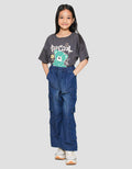 Nevada Denim Casual Wideleg Cargo Pants for Girls