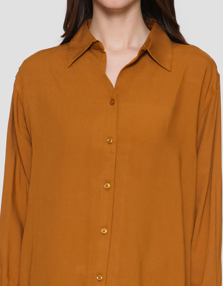Nevada Regular Rayon Slub Women's Long Sleeve Shirt