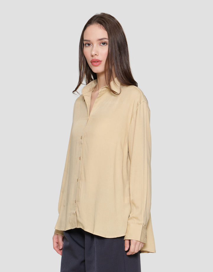 Nevada Regular Rayon Slub Women's Long Sleeve Shirt