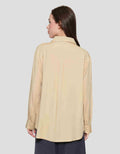 Nevada Regular Rayon Slub Kemeja Lengan Panjang Wanita