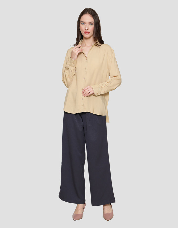 Nevada Regular Rayon Slub Women's Long Sleeve Shirt
