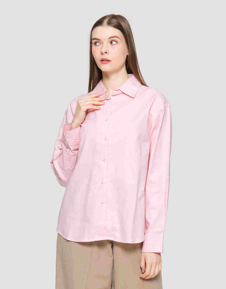 Nevada Regular Kemeja Flanel Lengan Panjang Wanita