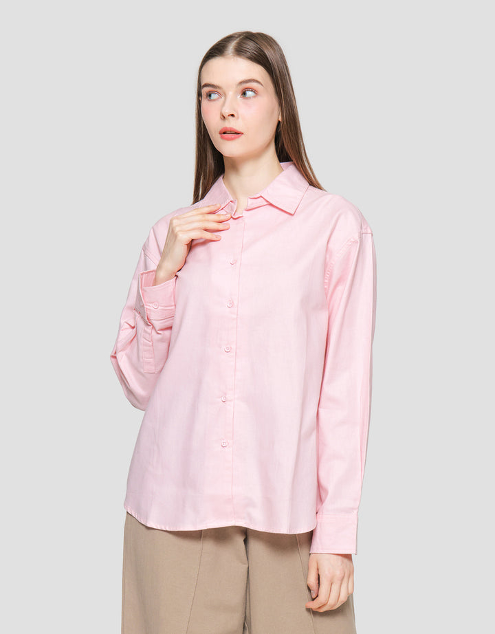 Nevada Regular Kemeja Flanel Lengan Panjang Wanita