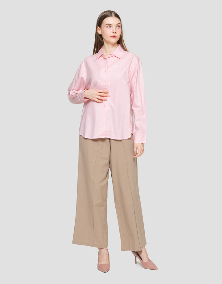 Nevada Regular Kemeja Flanel Lengan Panjang Wanita