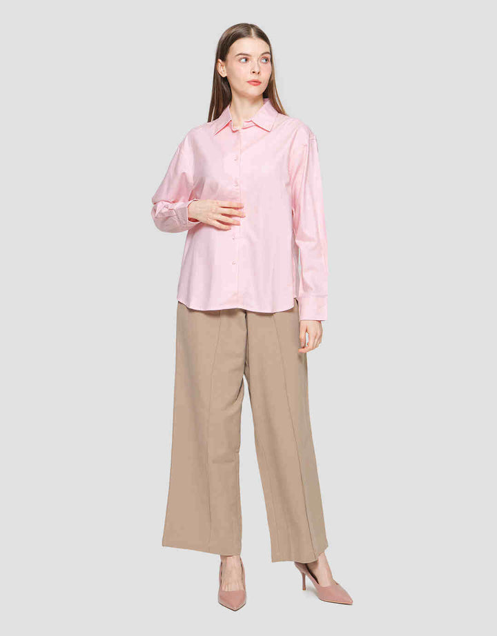 Nevada Regular Kemeja Flanel Lengan Panjang Wanita