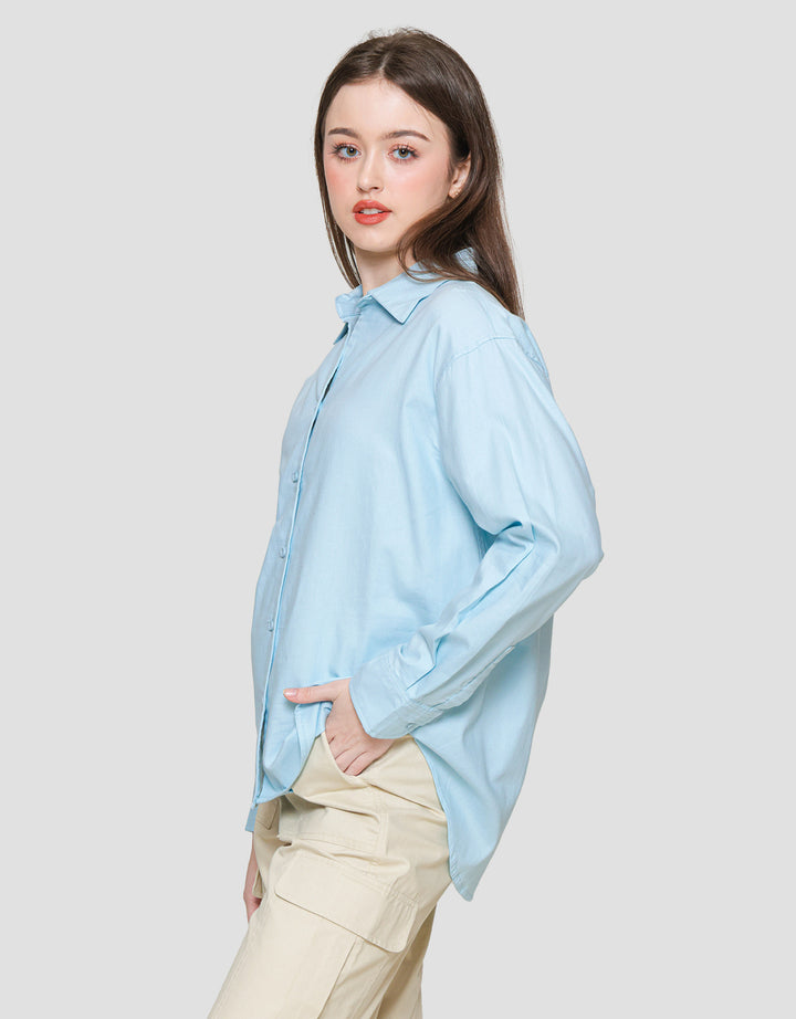 Nevada Regular Kemeja Flanel Lengan Panjang Wanita