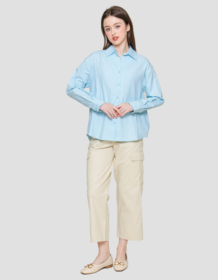 Nevada Regular Kemeja Flanel Lengan Panjang Wanita