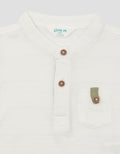 Little M Stripe Henley Kaos Bayi Laki-laki